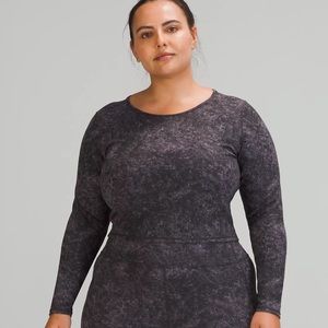 Lululemon Wunder Train Cropped Long Sleeve Shirt